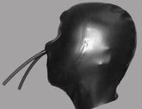 1.05 mm Latex Hood With Nose Pipes and No Eye Openings