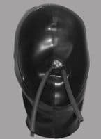 1.05 mm Latex Hood With Nose Pipes and No Eye Openings