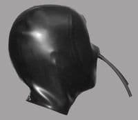 1.05 mm Latex Hood With Nose Pipes and No Eye Openings