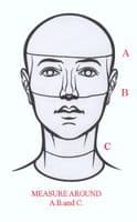 1.05mm Thick Latex Inflatable Medical Mask with 2 Air Bags and T Bar