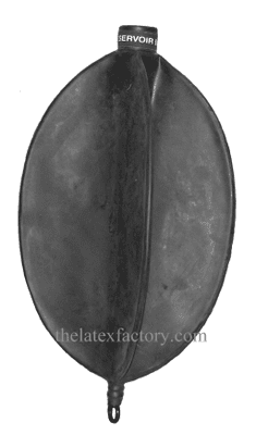 1.05mm Thick Latex Inflatable Medical Mask with 2 Air Bags and T Bar