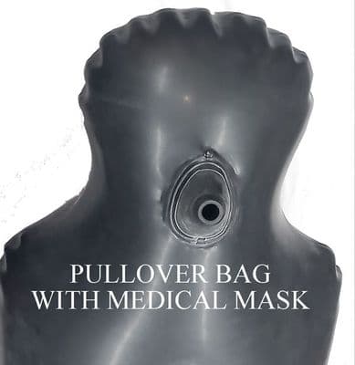 Bespoke UK‑Made Deluxe Solo Extreme Pull‑Over Inflatable Bag with Medical Mask