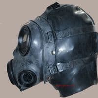 British S10 Mask With Latex Back Panel