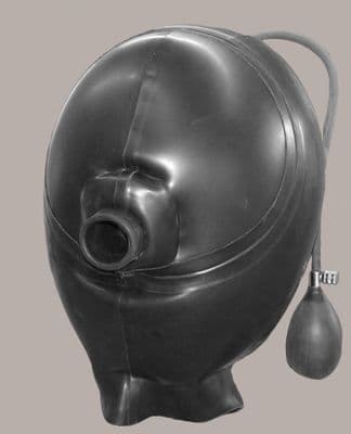 Inflatable Hollow Gag Piss Hood