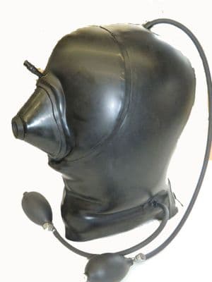 Inflatable Medical Mask with Inflatable Collar