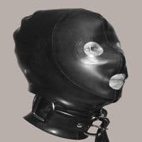 Latex Hood With Open‑Eye Design