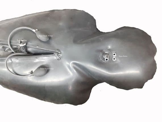 Premium Made‑to‑Measure Inflatable Latex Sleep Sack — Handmade in the UK