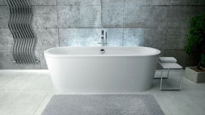 BESCO FREE STANDING BATH VICTORIA 185CM *** TOP QUALITY DESIGNER PRODUCT