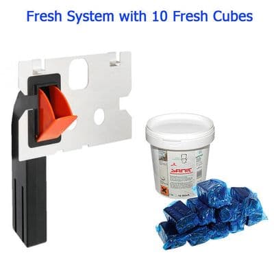 Fresh system for GEBERIT DELTA Frame UP100 Pure BASIC Tray Insert Cleaning Cubes