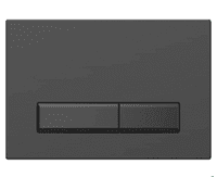 GEBERIT DUOFIX UP100 FRAME FLUSH PLATE MATT BLAC WALL HUNG RIMLESS WC LENA BLACK MATT FRESH SYSTEM