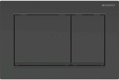 Geberit flush plate for 2-volume flushing black 115.080.DW.1