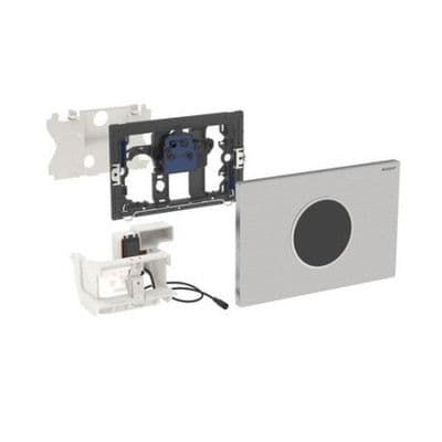 Geberit Sigma 10 electric urinal flush plate 115.906.SN.1 brushed stainless steel