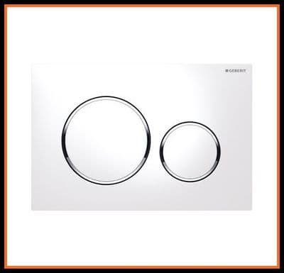 Geberit Sigma 20 flush plate white/chrome 115882KJ1