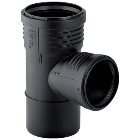 Geberit Silent-PP Double Branche DN 110 - Raccord Évacuation Avec Douilles, Max 87.5°, Référence 390.566.14.1 - 10