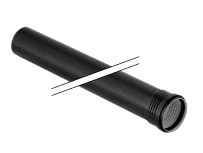 Geberit Silent-PP tube with socket 150mm 50mm 390.200.14.1