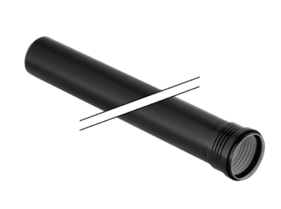 Geberit Silent-PP tube with socket 500mm 50mm 390.202.14.1