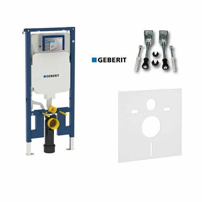 GEBERIT UP720 SIGMA PLATE IDEAL STANDARD WALL HUNG WC TESI TOILET SOFT ...