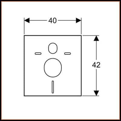 Geberit WC acoustic insulation set 156.050.00.1