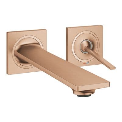 Grohe Allure 2-hole basin mixer M-Size 19386DL2 brushed warm sunset