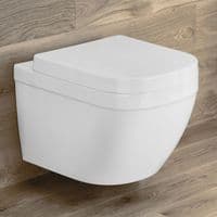GROHE EURO CERAMIC RIMLESS WALL HUNG WC TOILET PURE GUARD WITH SOFT CLOSING SEAT