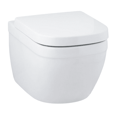 Grohe Euro Ceramic Wall hung WC 39328000 alpine white with soft closing seat