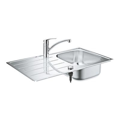 Grohe Eurosmart Kitchen sink and tap bundle 31565SD1 stainless steel