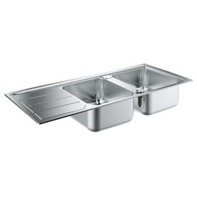Grohe K500 Stainless steel sink with drainer 31588SD0