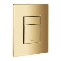 GROHE RAPID SL 82cm WC TOILET FRAME SKATE COSMOPOLITAN GOLD FLUSH PLATE 38732GL0