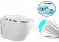 GROHE RAPID SL FRAME 5IN1 + RIMLESS WC TOILET PAN + QUALITY SOFT CLOSING SEAT