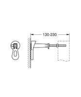 GROHE Rapid SL Frame Brackets Flush Plate Wall Hung Rimless WC Toilet Soft Close