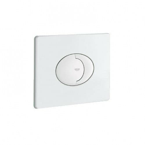 thumbnail image 2 of GROHE Skate WC Flush Plate - Alpine White Push Plate For Toilet With Eco Joy Technology 2 of 11