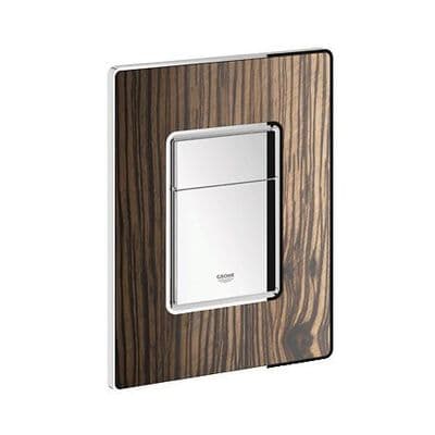 Grohe Skate Cosmopolitan Flush plate 38849HR0 macassar/chrome