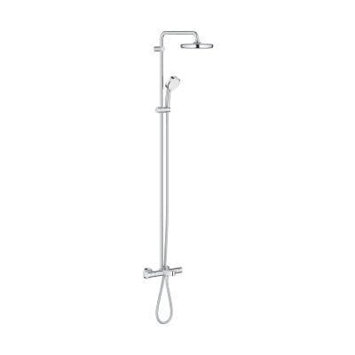 Grohe        Tempesta Cosmopolitan wall mounted system 210 shower system + thermos. 26223001 chrome