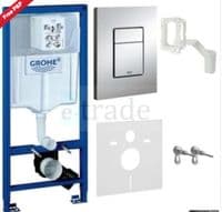 GROHE WC Frame Villeroy&Boch ARCHITECTURA WALL HUNG TOILET Rimless Soft Closing