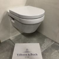 GROHE WC Frame Villeroy&Boch ARCHITECTURA WALL HUNG TOILET Rimless Soft Closing