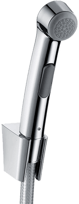 hansgrohe Bidet spray 1jet with shower holder and pressure shower hose 125 cm 32129000 chrome