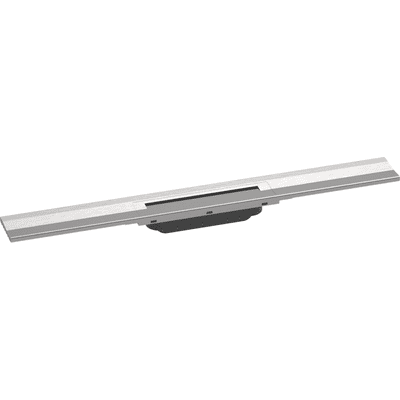 Hansgrohe RainDrain Flex Finish shower drain 800 cuttable for wall Brushed Stainless Steel 56051800
