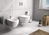 IDEAL STANDARD WALL HUNG TESI AQUABLADE WC + TESI BIDET + GROHE RAPID SL FRAMES