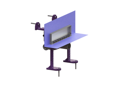 Kessel Scada LED wall drain w/cov, conc, fixed w/prf membrn 48003.41