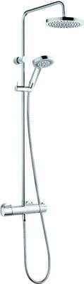 Kludi A-QA thermostatic dual shower system DN 15 6609505-00 chrome
