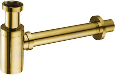 Mexen basin siphon drain round, gold - 79950-50