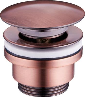 Mexen click-clack drain, antique copper- 79930-45