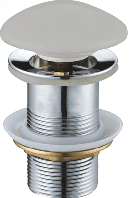 Mexen click-clack round, ash ceramic mat - 79910-67