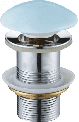 Mexen click-clack round, blue ceramic mat - 79910-49