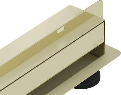 Mexen Flat Wall drain 2in1 120 cm, gold - 1530120