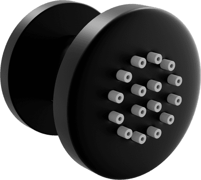 Mexen side water jet nozzle, black - 79361-70