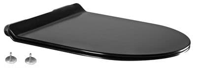 Mexen slow close slim toilet seat, duroplast, black - 39010185