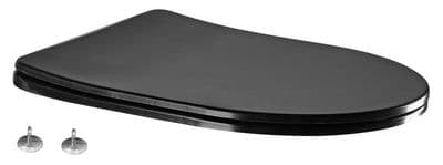 Mexen slow close toilet seat, duroplast, black - 39100185