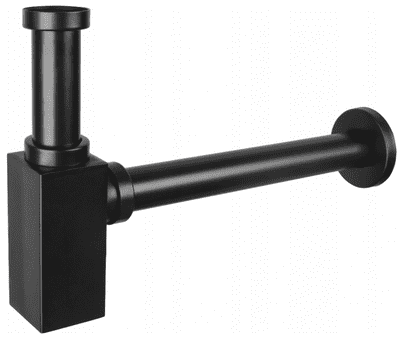 Mexen square basin siphon drain, black - 79960-70
