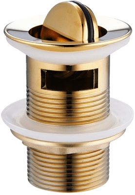 Mexen washbasin rotary click-clack, gold - 79923-50